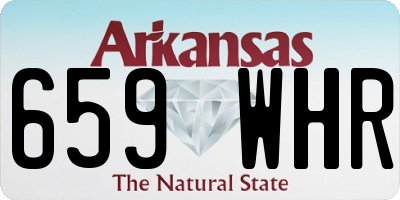AR license plate 659WHR