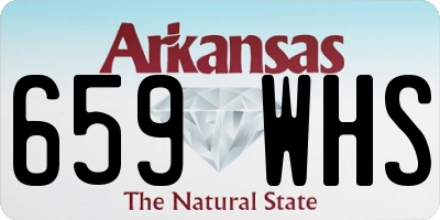 AR license plate 659WHS