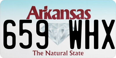 AR license plate 659WHX