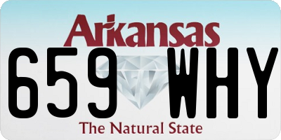 AR license plate 659WHY