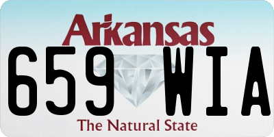 AR license plate 659WIA