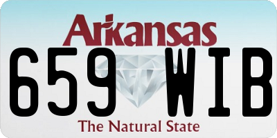 AR license plate 659WIB
