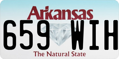 AR license plate 659WIH