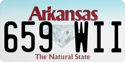 AR license plate 659WII