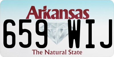 AR license plate 659WIJ