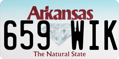 AR license plate 659WIK