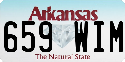 AR license plate 659WIM