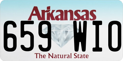 AR license plate 659WIO