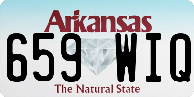 AR license plate 659WIQ