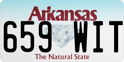 AR license plate 659WIT