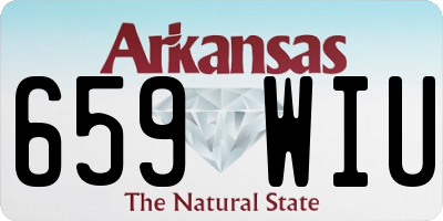 AR license plate 659WIU