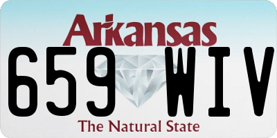 AR license plate 659WIV