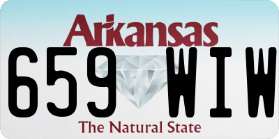 AR license plate 659WIW