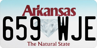 AR license plate 659WJE
