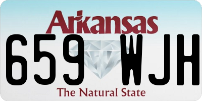 AR license plate 659WJH