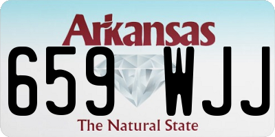 AR license plate 659WJJ