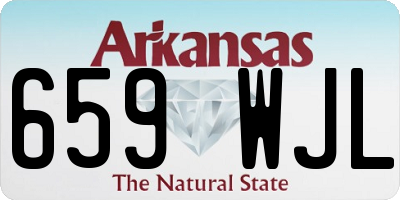AR license plate 659WJL