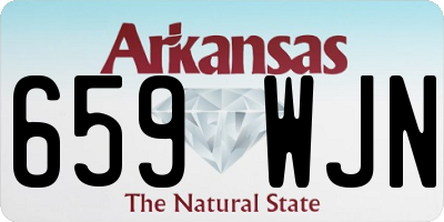 AR license plate 659WJN