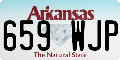 AR license plate 659WJP