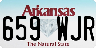AR license plate 659WJR