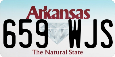 AR license plate 659WJS