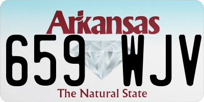 AR license plate 659WJV