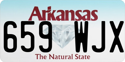AR license plate 659WJX