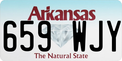 AR license plate 659WJY