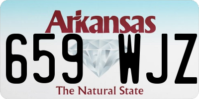 AR license plate 659WJZ