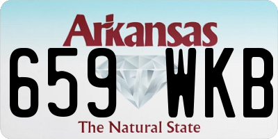 AR license plate 659WKB