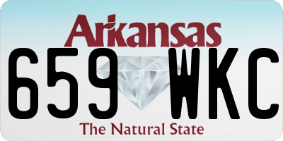AR license plate 659WKC