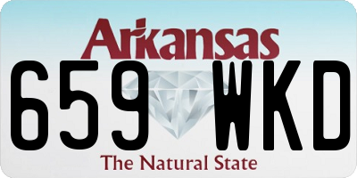 AR license plate 659WKD