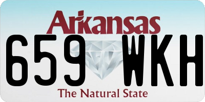 AR license plate 659WKH