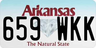 AR license plate 659WKK