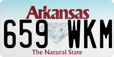 AR license plate 659WKM