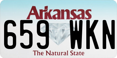 AR license plate 659WKN