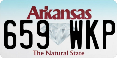 AR license plate 659WKP