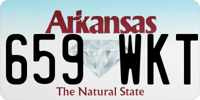 AR license plate 659WKT