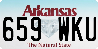 AR license plate 659WKU