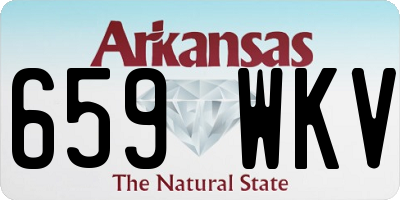 AR license plate 659WKV