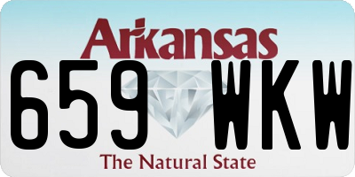 AR license plate 659WKW