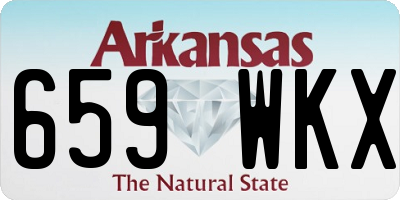 AR license plate 659WKX