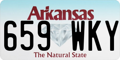 AR license plate 659WKY