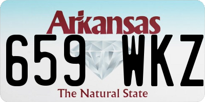AR license plate 659WKZ