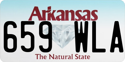 AR license plate 659WLA