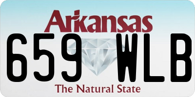 AR license plate 659WLB