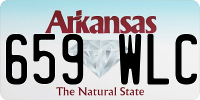 AR license plate 659WLC