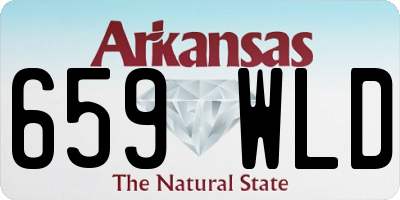 AR license plate 659WLD