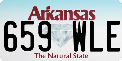 AR license plate 659WLE