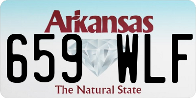 AR license plate 659WLF